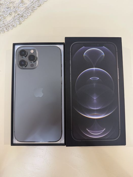 Айфон / iPhone 12 Pro Max 128 GB Graphite + коробка | Neverlock | ДЕШЕВО | НОВИНКА | БЕЗ РЕМОНТА