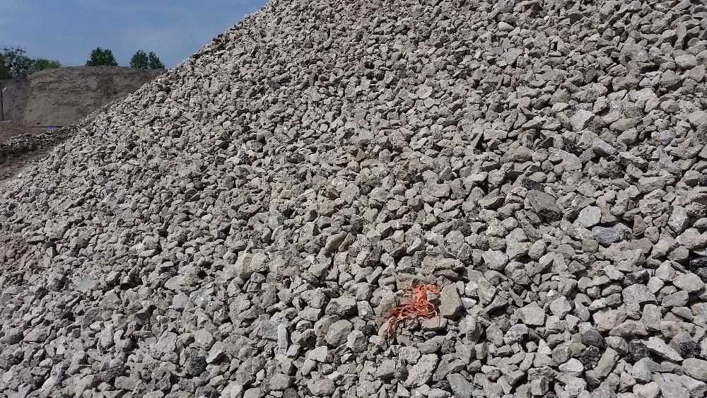 kruszywo betonowe, kruszony beton, tłuczeń betonowy, przekrusz betonow