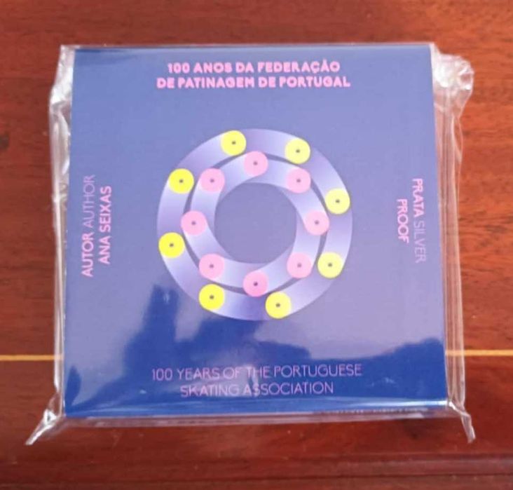 Moeda 100 anos Patinagem Artística Portugal