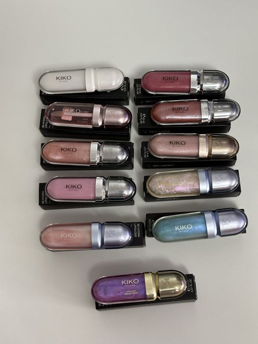 Блиск для губ Kiko Milano 3D.Блеск для губ.Милано.02.03.04.05.35.43.46