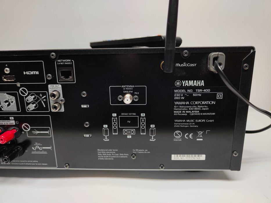 Yamaha TSR-400 amplituner 5.2 MusicCast