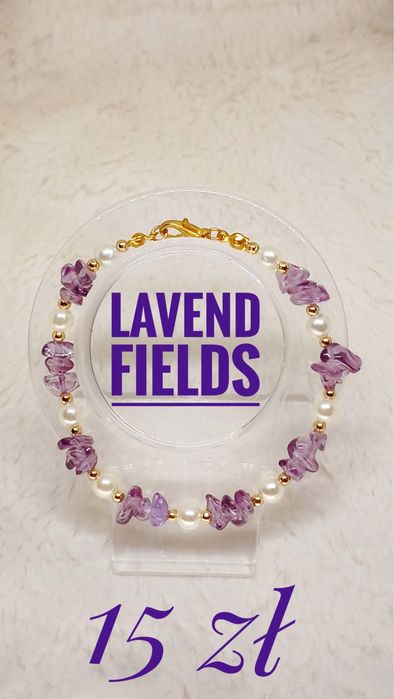 Bransoletka „Lavend fields”