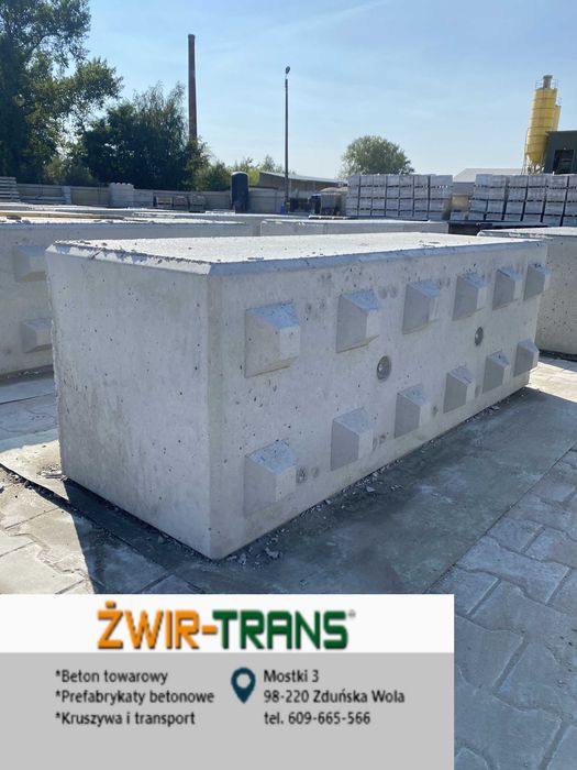 Bloki betonowe mur oporowy klocki certyfikat CE oraz Ognioodporność