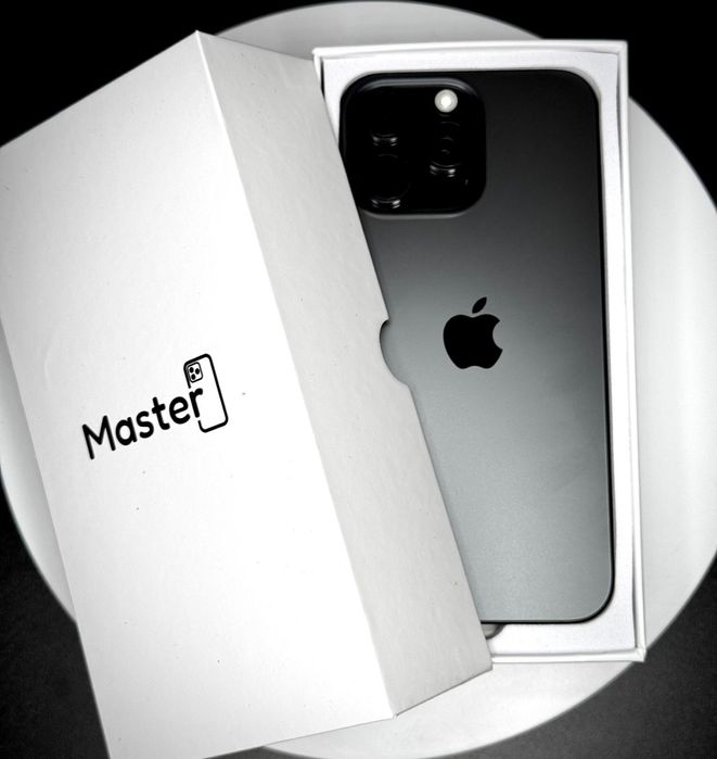 Apple iphone 16 pro max 256gb black jak nowy 100% bat 6msc gwar