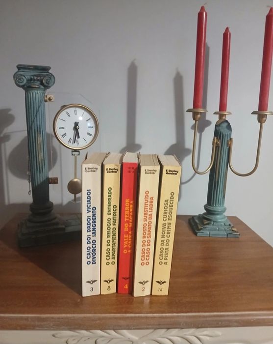 5 livros - policiais - Stanley Gardner e Conan Doyle