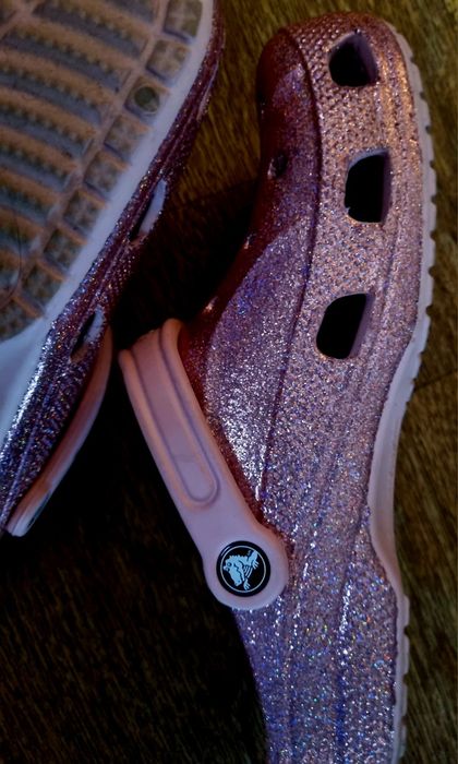 Crocs блестящие оригинал