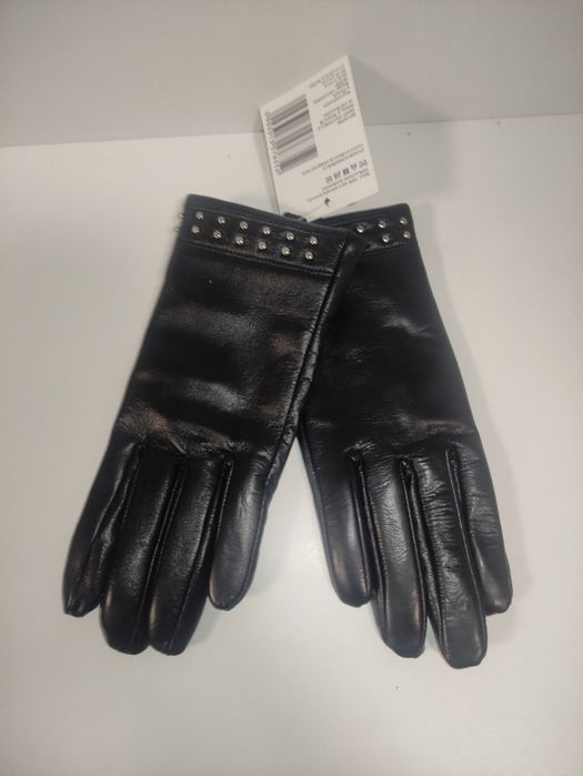 Skórzane rękawiczki damskie. Rozmiar 7