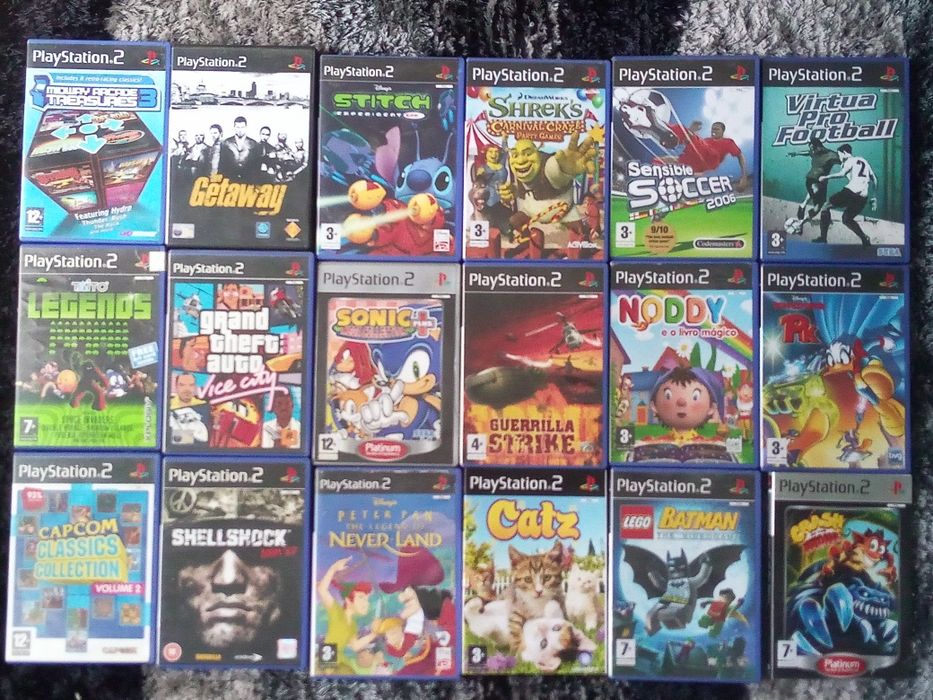 Jogos da PlayStation 2 vendo 10 euros cada CD joj