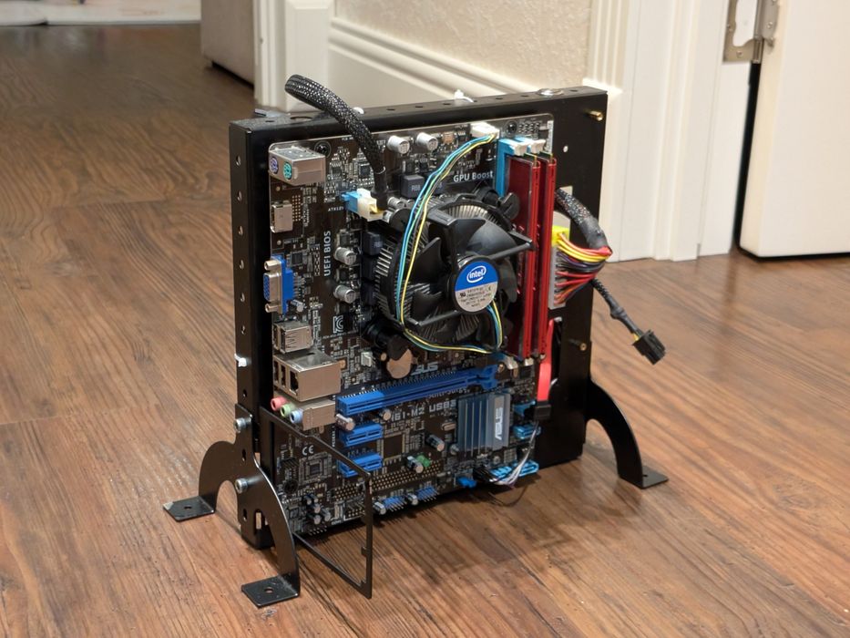 ПК тестовый стенд i3 8gb ssd 120gb