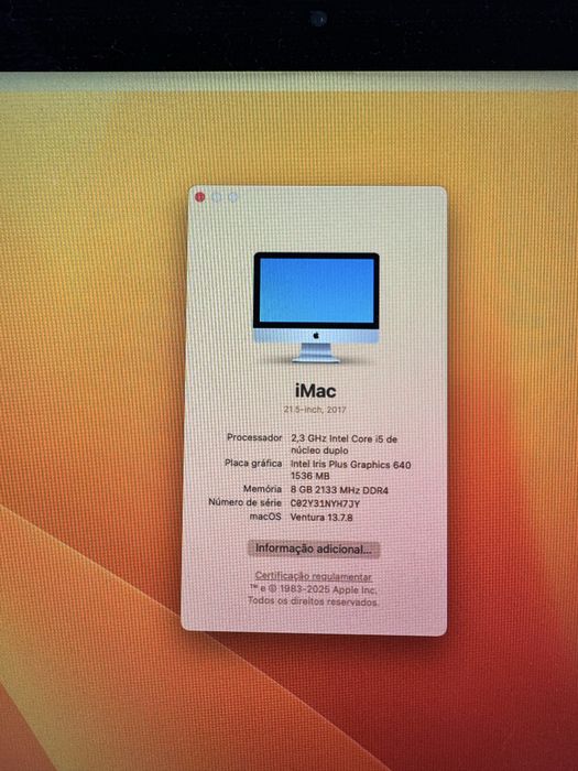 IMac impecável cinza