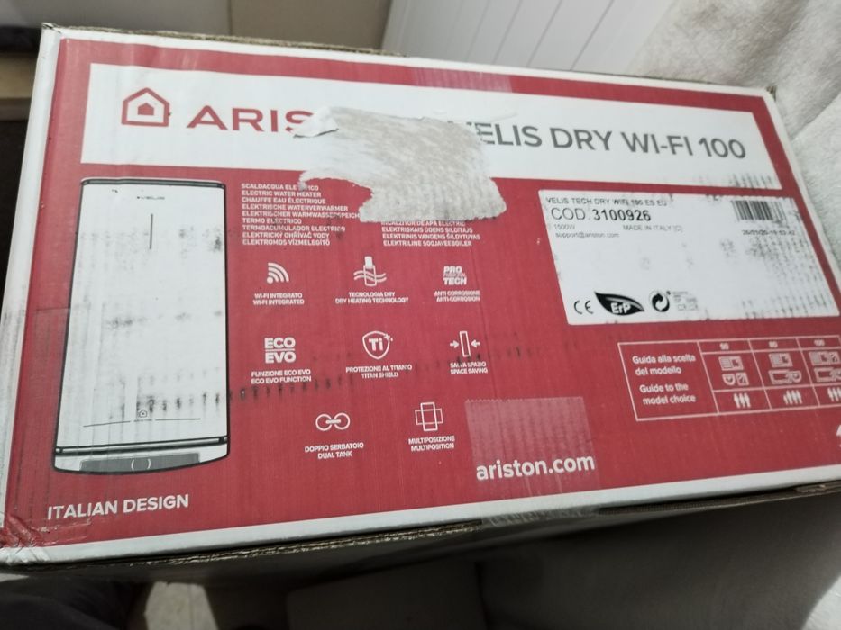 Termoacumulador  Ariston Velis  Tech Dry 100L