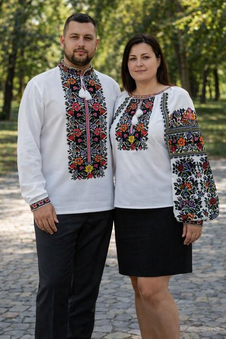 Жіноча вишиванка"Борщівська квітуча"