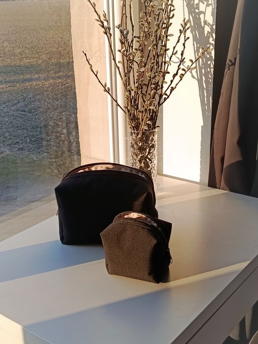 Zestaw kosmetyczek podróżnych handmade
