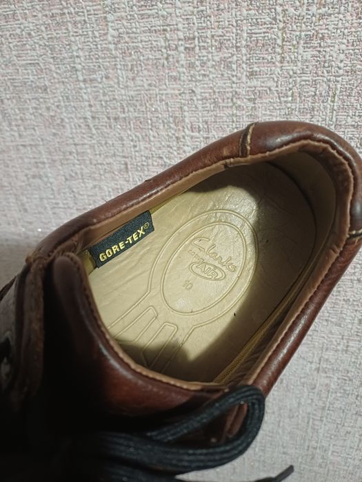Шкіряні чоловічі туфлі Clarks, розмір 43-44, устілка 29см.