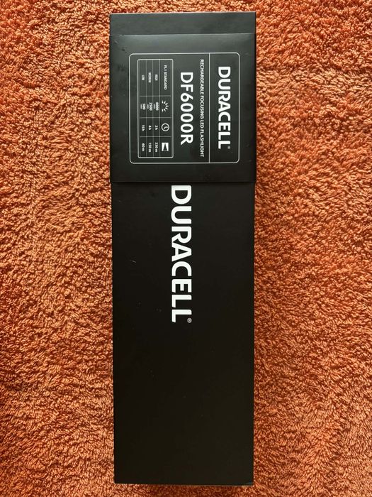 Latarka DURACELL DF6000R – 6000 lm | USB-C | Powerbank