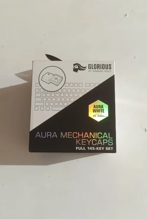 Keycaps Aura White Glorious