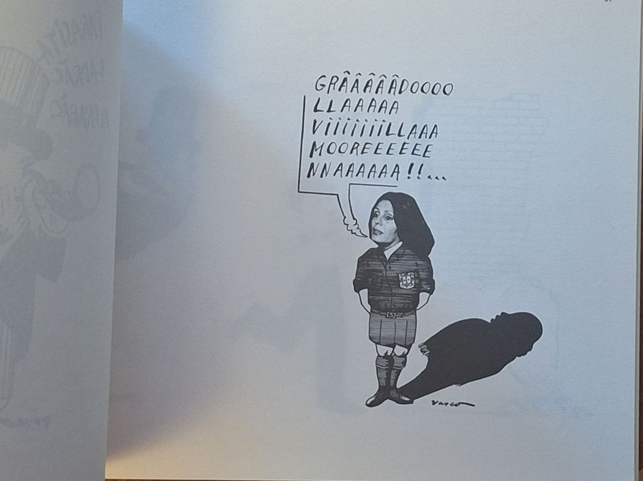 Livro desenhos satíricos políticos 1974