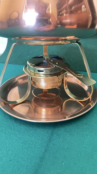 Fondue antigo em cobre
