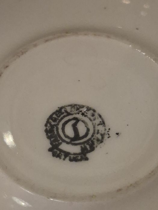 Chávena antiga de café da antiga fábrica de loiça de Sacavém