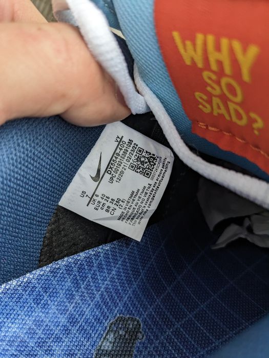 Уцінка! Кросівки кеди Why So Sad? x Dunk Low Pro SB 'The Predatory Bird' 40 25 см