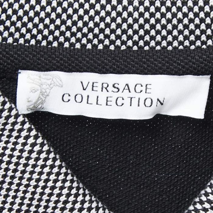 Футболка-поло versace collection з бавовняним піке