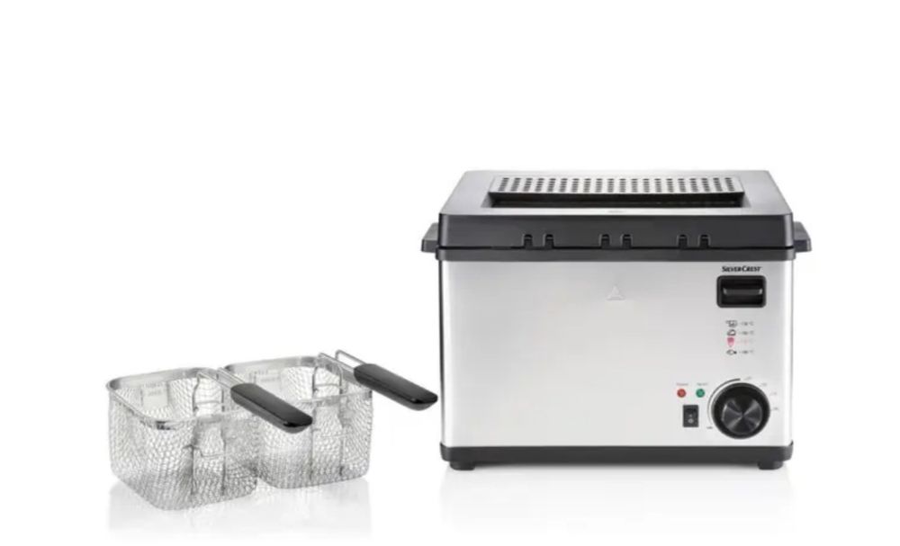Фритюрниця від німецького бренду SilverCrest, 2000 w,4 л. Вживана