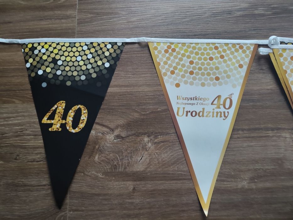 Dekoracje na 40 urodziny