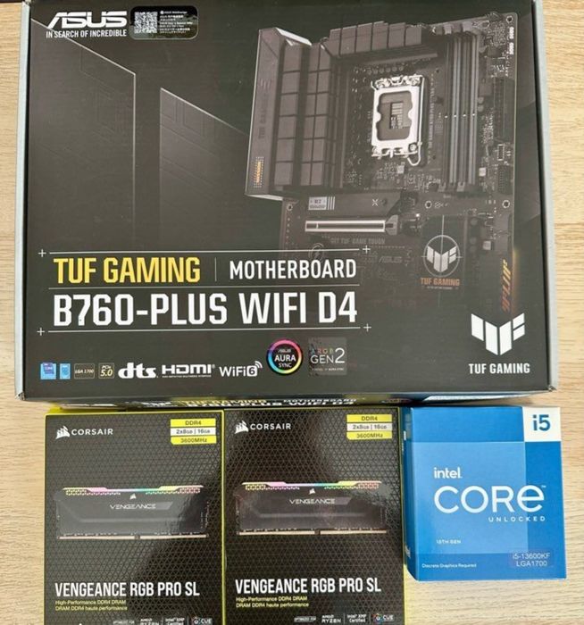Combo Gaming i5 13600kf | ASUS TUF B760 | 32GB Corsair 3600MHz