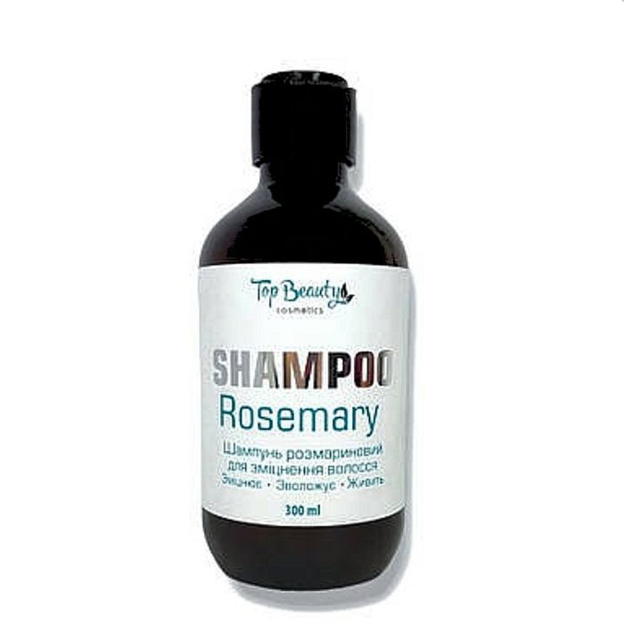 Тонік, шампунь для зміцнення волосся Top beauty із розмарином.