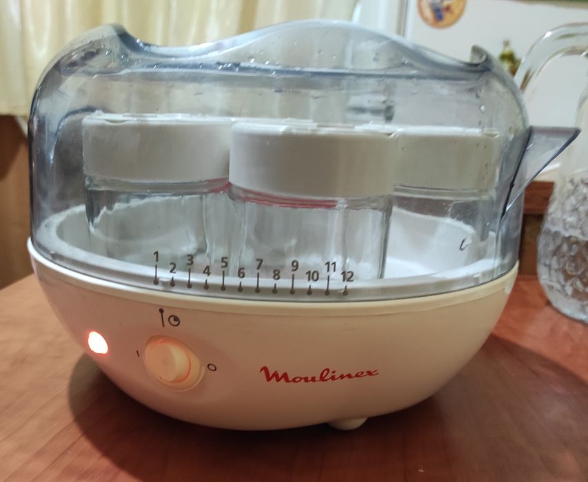 Йогуртниця Moulinex Yogurta, йогуртница Мулинекс, приготовление йогурт