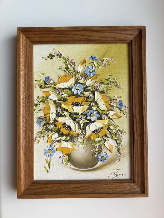 Картина маслом Цветы