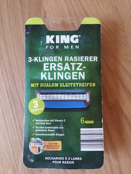 Катриджі до бритви KING FOR MEN