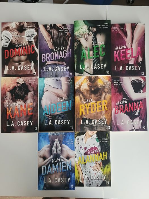 Sprzedam serię książek L. A. Casey Bracia Slater