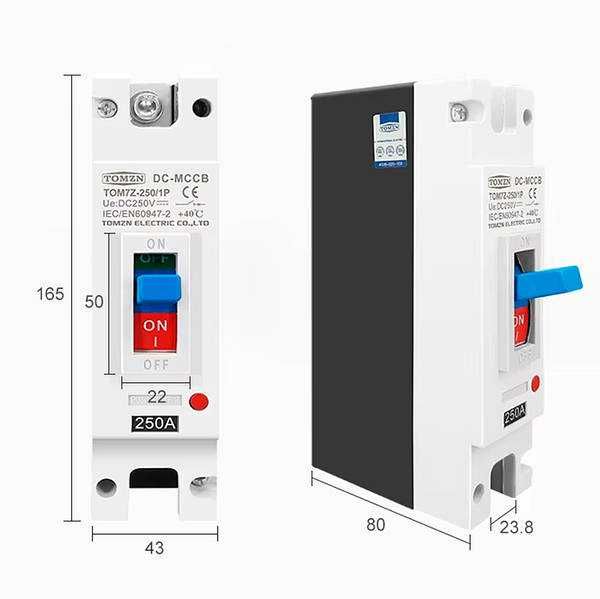 Автомат DC постійний струм TOMZN 125-250A PV 1P,2Р Інвертор АКБ панелі