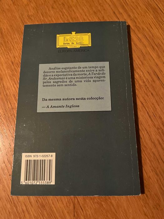 A TARDE DO SR. ANDESMAS      Marguerite duras