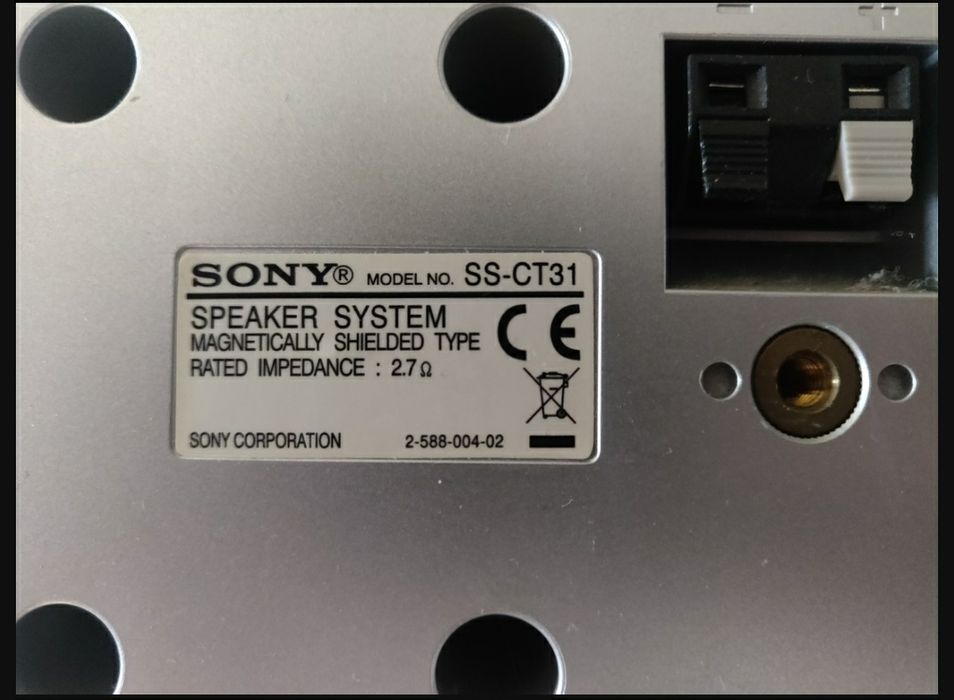 Colunas/subwoofer Sony