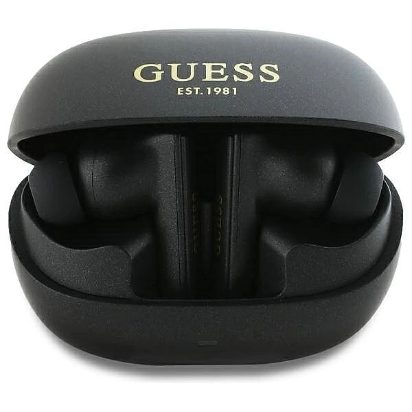 Słuchawki Bluetooth Guess Capsule Printed Logo TWS + stacja dokująca -