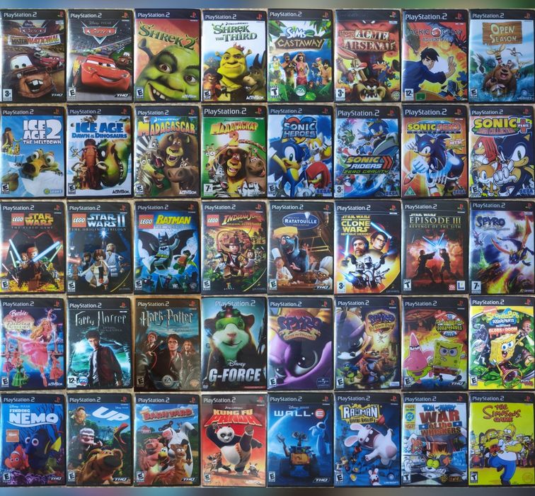 Нові Диски з іграми для Sony Playstation 2/PS2/ПС2/ps2/пс2.