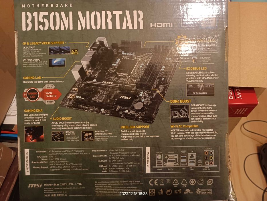 Płyta główna MSI B150M Mortar