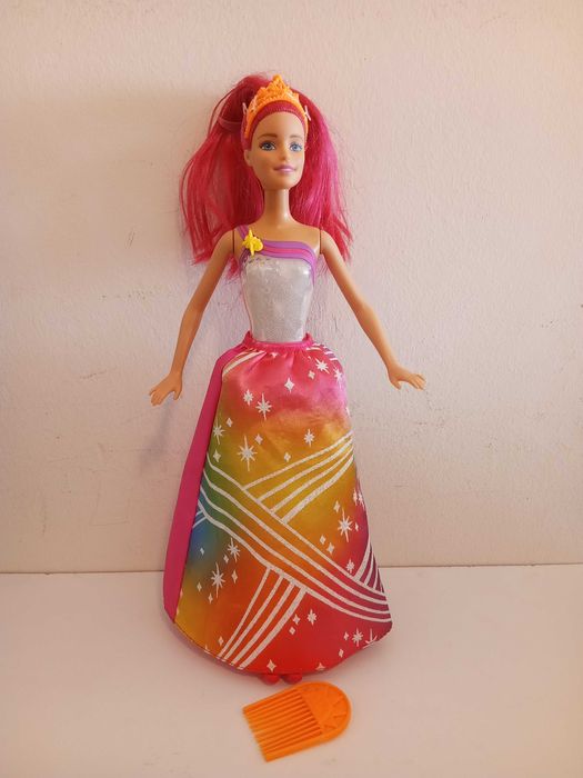 Mattel 2015 Boneca Barbie Dreamtopia Vale Arco-Íris luz corpete