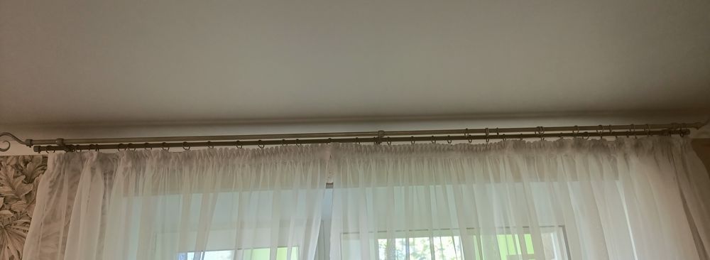 Карнізи 3 шт. металеві двухрядні 160 см. і  240 см.