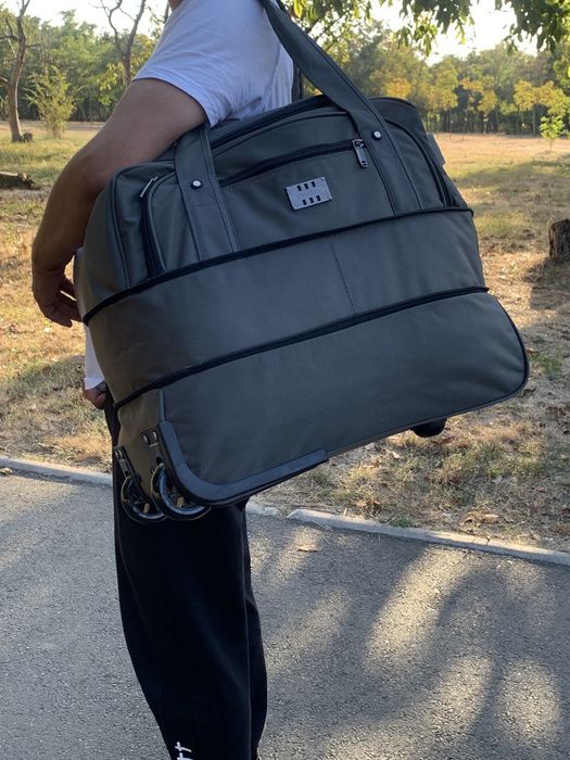 Сумка-чемодан, сумка с ручкой, Трансформер 60 литров++