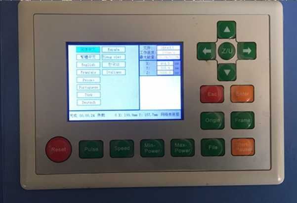 Laser CO-2 60x90 120w Ochłodzenie profesjonalne kompresor bezolejowy.