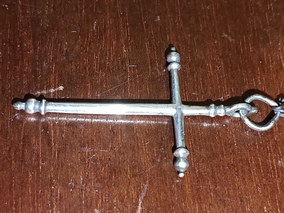 Terço Crucifixo Espanhol Prata Séc XVII Espanha Arte Sacra