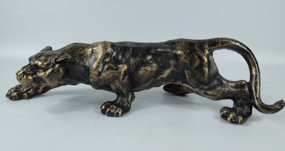 Figura rzeźba PANTERA kot puma żeliwo 41 cm 4 kg