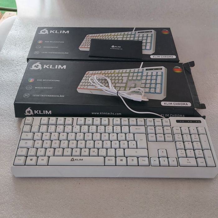 Klawiatura Membranowa KLIM CHROMA LED Niemiecka