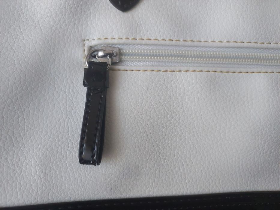 Torebka Tommy Hilfiger biało czarna