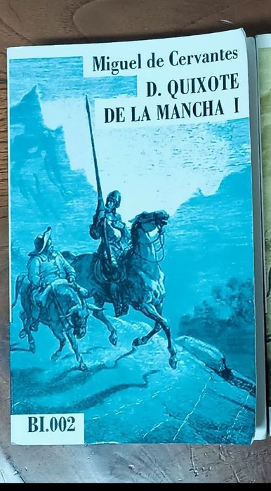 Livro D.Quixote de la Mancha em português
