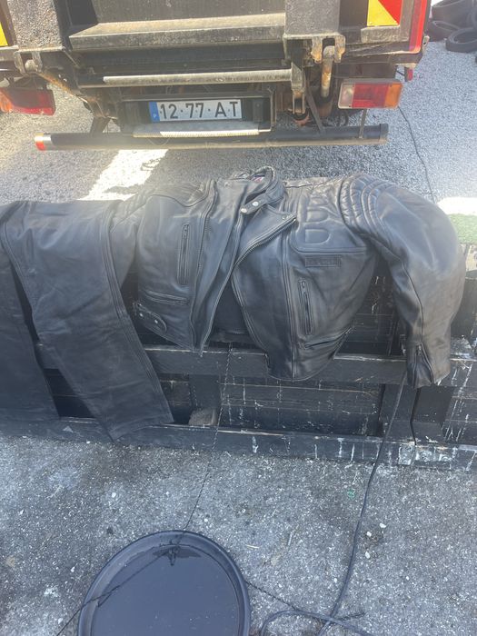 Fato motard de couro