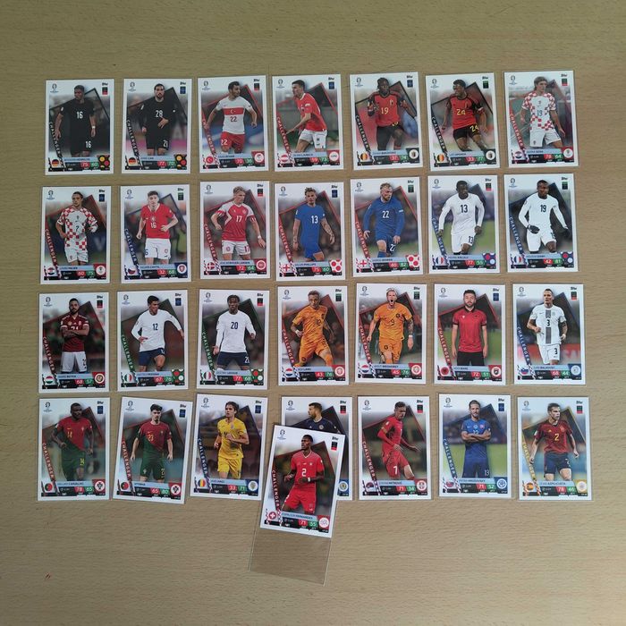 Cartas Topps Uefa Euro 2024 Match Attax Black Edge, Chrome , Energy